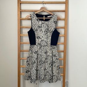 Rewind Floral Empire Waist Dress